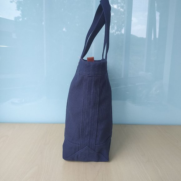 Polo Ralph Lauren Big Pony Canvas Tote Navy - Picture 7 of 16